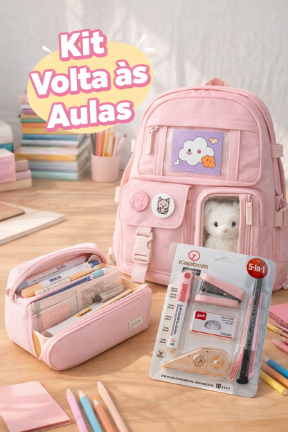 Kit volta ás aulas completo DORAMA + BRINDE SURPRESA!🎁
