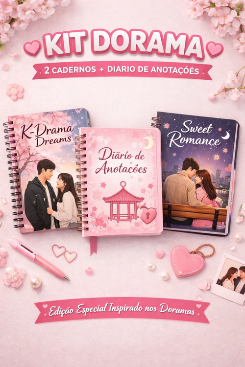 Kit 2 Cadernos + Anotações
